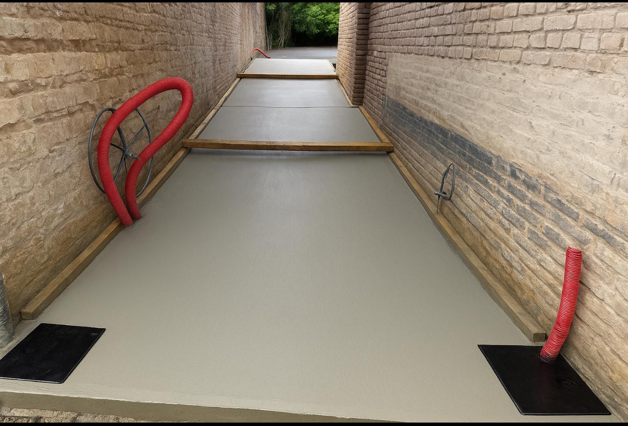 Création rampe béton et réseaux enterré - Photo 3