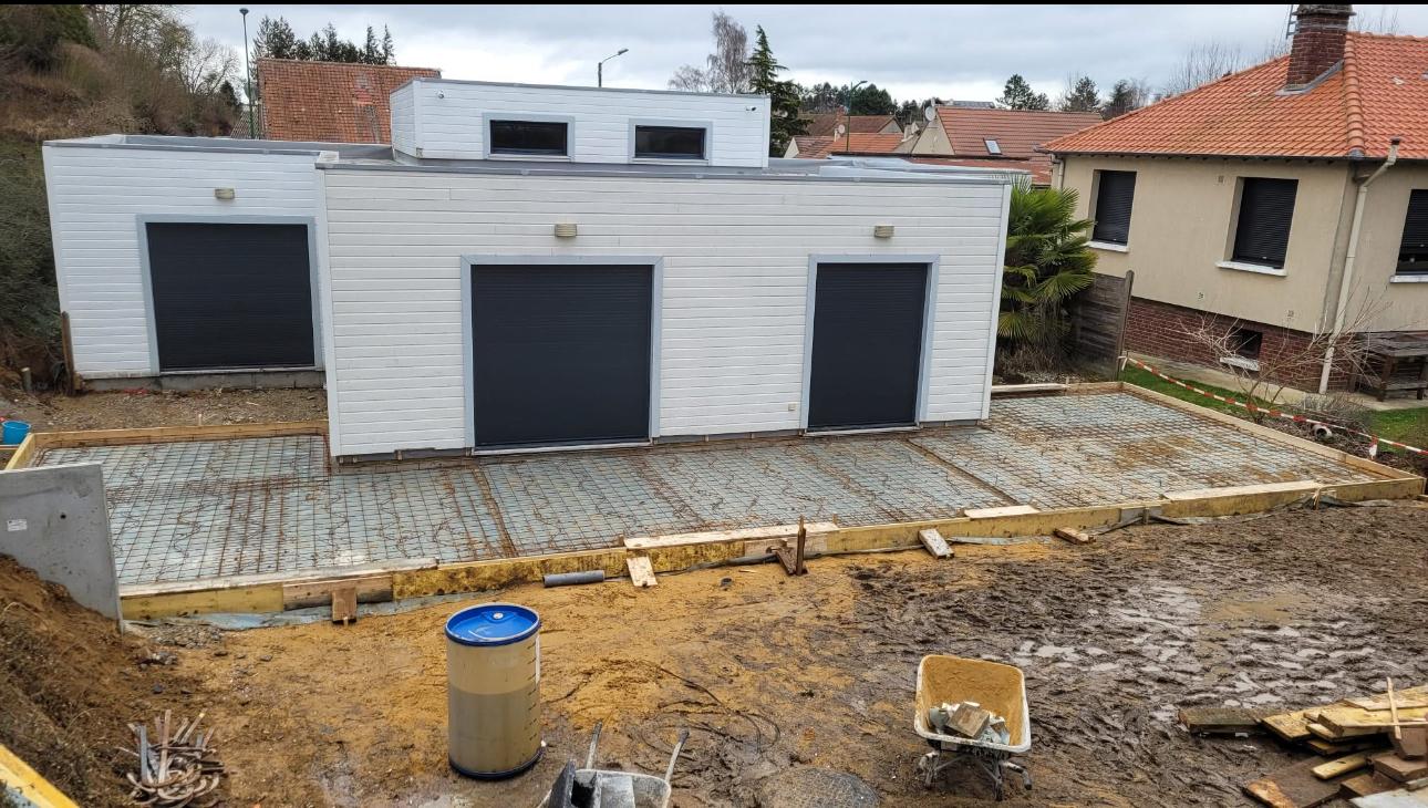 Terrasse béton extérieur - Photo 2